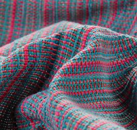Kostýmová látka  Art Fabrics tyrkysová