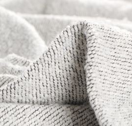 Kostýmová látka Art Fabrics bukle mohér slnová kost