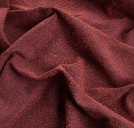 Kostýmová látka Art Fabrics součky světle červené