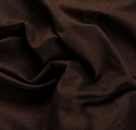 Kostýmová látka Art Fabrics rybí kost tm.hnědá