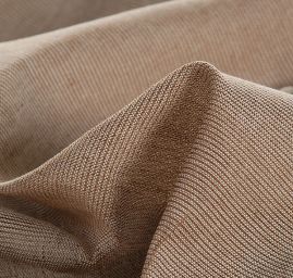 Len organtýn Art Fabrics hnědý