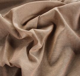 Len organtýn Art Fabrics hnědý