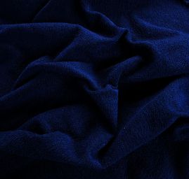 Kostýmovka Art Fabrics pružná buklé modročerná