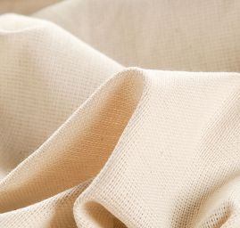 Bavlněné plátno imitace buretu Art Fabrics béžové 