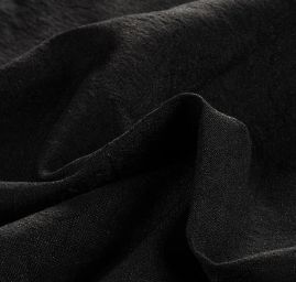 Žakárová oděvní tkanina Art Fabrics černá