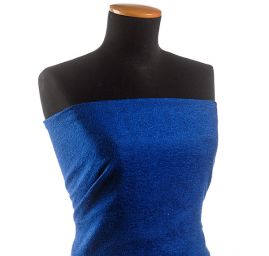 Kostýmová látka Art Fabrics rybí kost modrá