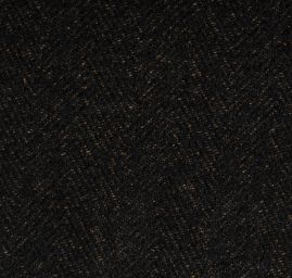 Kostýmová látka Art Fabrics rybí kost černohnědá