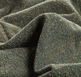 Kostýmová látka Art Fabrics rybí kost buklae melír