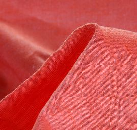 Len Art Fabrics šanžán oranžovorůžový