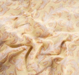 Replika historické tkaniny Art Fabrics Baroko žlutá