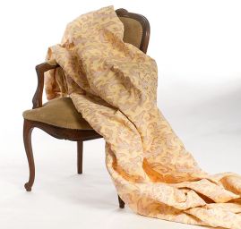 Replika historické tkaniny Art Fabrics Baroko žlutá