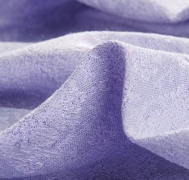 Žakárová tkanina  Art Fabrics Medailon levandulový