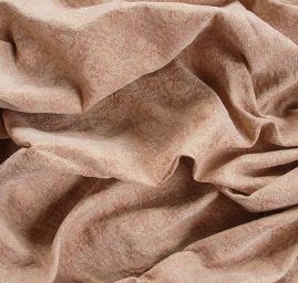 Žakárová tkanina Art Fabrics Medailon zlatobéžový