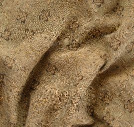 Replika historické látky Art Fabrics Medailon zelenozlatá