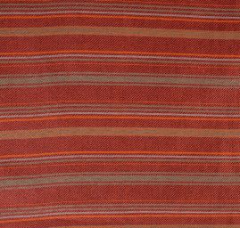 Kostýmová látka Art Fabrics užší pruhy červená