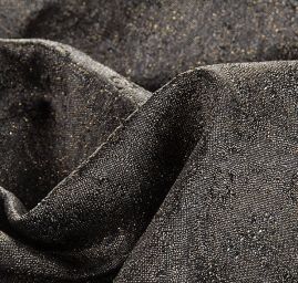 Replika historické látky Art Fabrics Medailon šedozlatá