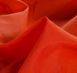 Len Art Fabrics sv. jahodově červený
