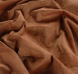 Len Art Fabrics okrový melír