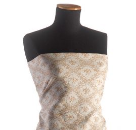 Replika historickej látky Art Fabrics Medailón béžová