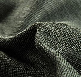 Len viskoza směs design Art Fabrics zelená