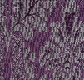 Replika historické tkaniny Rokoko růžová/fialová