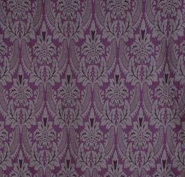 Replika historické tkaniny Rokoko růžová/fialová