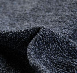 Ženilková látka dizajn Art Fabrics šedočierny melír