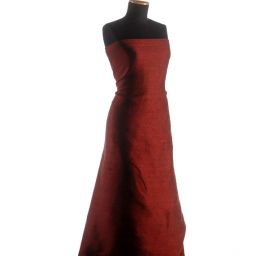 Kostýmová látka Art Fabrics viskóza zmes hnědovínová