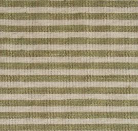 Len Art Fabrics proužky světle zelené barvy