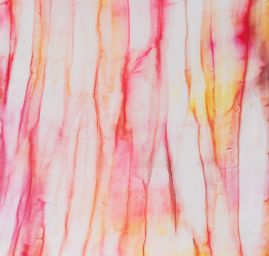 Ručně malovaná hedvábná šála