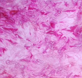 Ručně malovaný hedvábný šátek pink