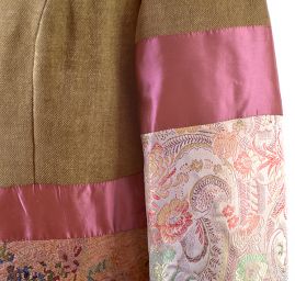 Originálne jesenné dámsky kabát