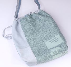 Originálna taška šitá športový vak modrý