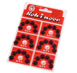 Patenty kovové velikost č.2 10/9mm černá