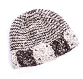 Háčkovaná čepice, rukavice, velký tunel