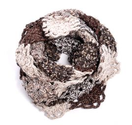 Háčkovaná čepice, rukavice, velký tunel