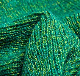 Pletená melírová šála MarLen zelená