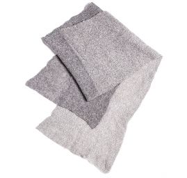 Pletená melírová šála MarLen šedá