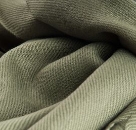 Šála směs kašmír/hedvábí olivová  