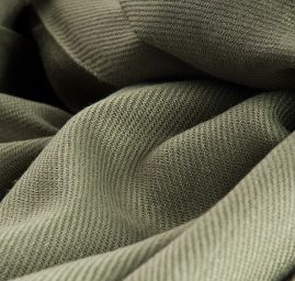 Šála směs kašmír/hedvábí olivová  