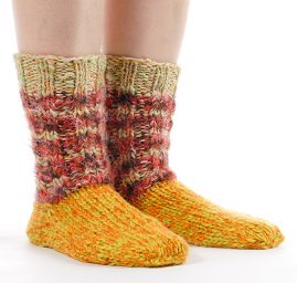 Ručně pletené ponožky Marlen