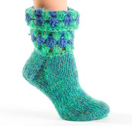 Pletené/háčkované ponožky MarLen