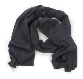 Šála směs viskoza/vlna/kašmír tmavě modrá