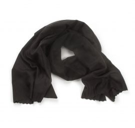 Šála směs viskoza/vlna/kašmír  černá