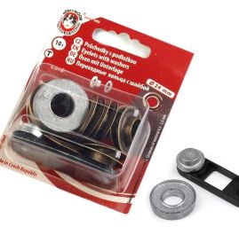 Průchodky 12x5x24 Ø24mm staromosaz