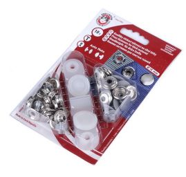 Druky kovové 6 (Ø 15mm) sv.šedý hladký AUTO-MOTO