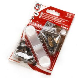 Druky kovové WUK 6/4 (O 15mm) staromosaz vzor