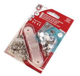 Druky ROLAND STYLE bílé Ø 11mm bal 15 ks