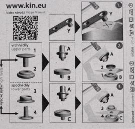 Druky kovové 6 (Ø 15mm) AUTO-MOTO vysoký nýt