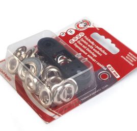 Průchodky 7x5x13 O13mm nikl stříbrná